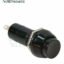Push Button Round Black