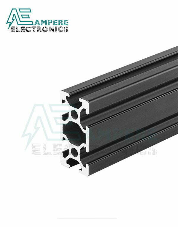 2040 V-Slot Aluminum Profile Extrusion (1M - Black Anodized)