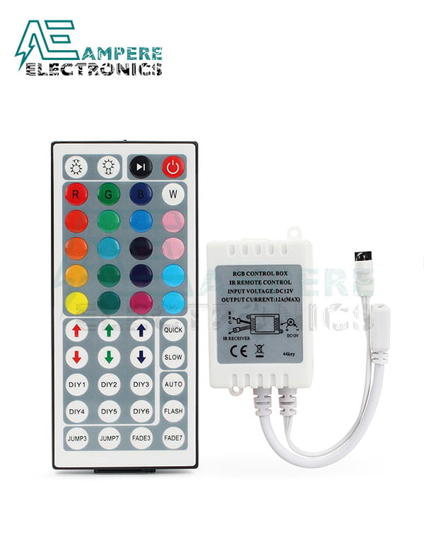 44-Key IR Remote Controller For RGB LED Strip