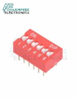 6 Way DIP Switch, 2.54mm Pitch