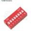8 Way DIP Switch, 2.54mm Pitch
