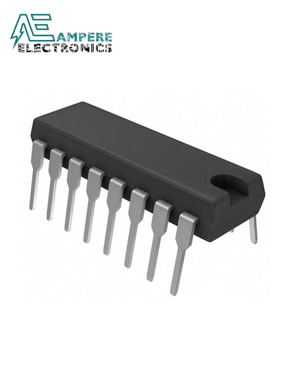 74HC193 Binary Up/Down Counter with Clear, 16-Pin PDIP - 74193