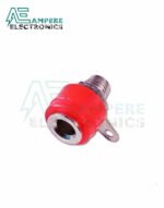 Female Banana Plug Short (4 mm) , Red Color
