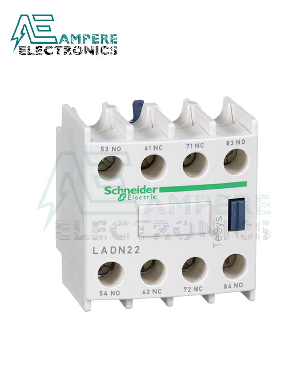 LADN22 – Auxiliary contact block – 2 NO + 2 NC, Schneider Electric