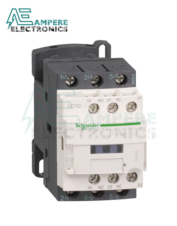 LC1D09B7 - TeSys D contactor - 3P(3 NO) - AC-3 - <= 440 V 9 A - 24 V AC coil, Schneider Electric
