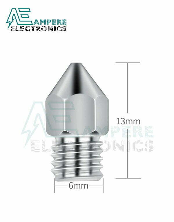 0.6mm MK8 Stainless Steel Nozzle For 1.75mm Filament