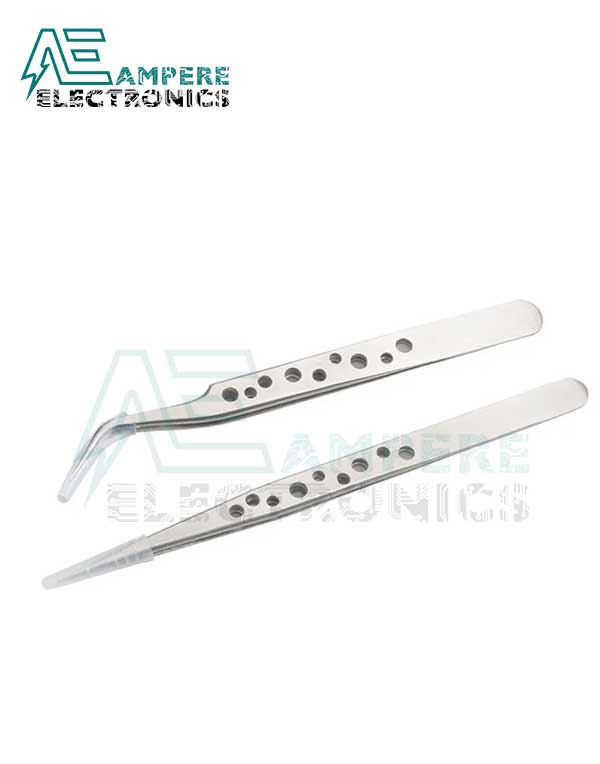 Precision Stainless Steel Tweezers Angled HQ MR-7SA