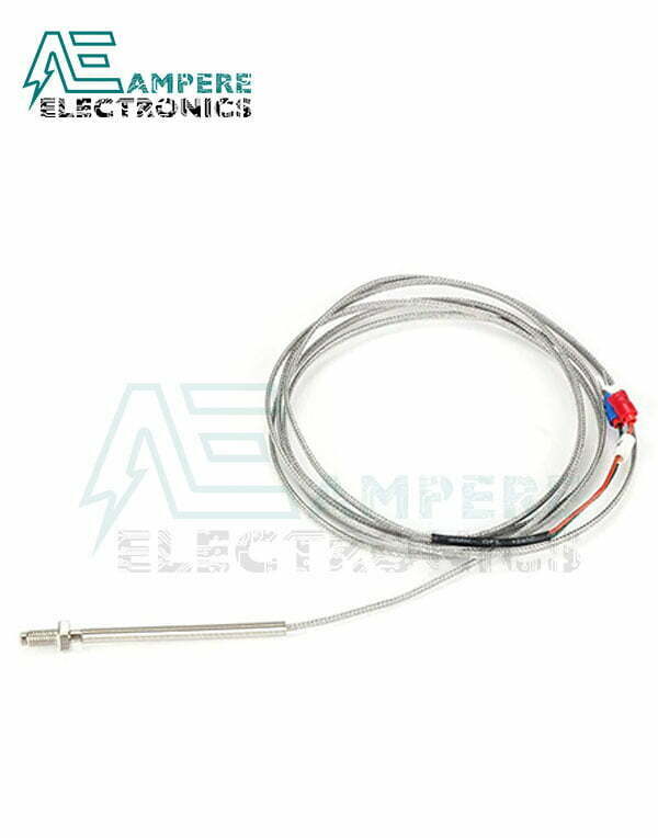 PT100 Temperature Sensor Thermocouple, K Type, 2 Wire