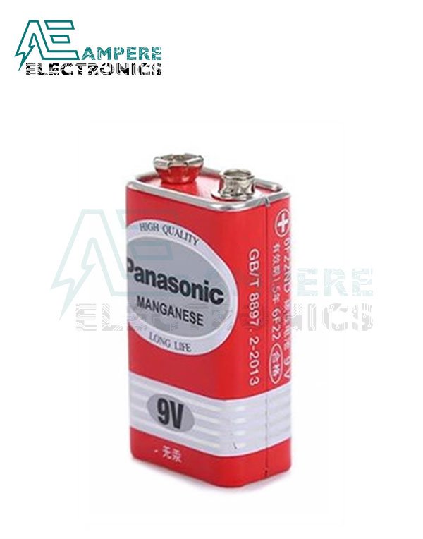 9V Panasonic Long Life Battery
