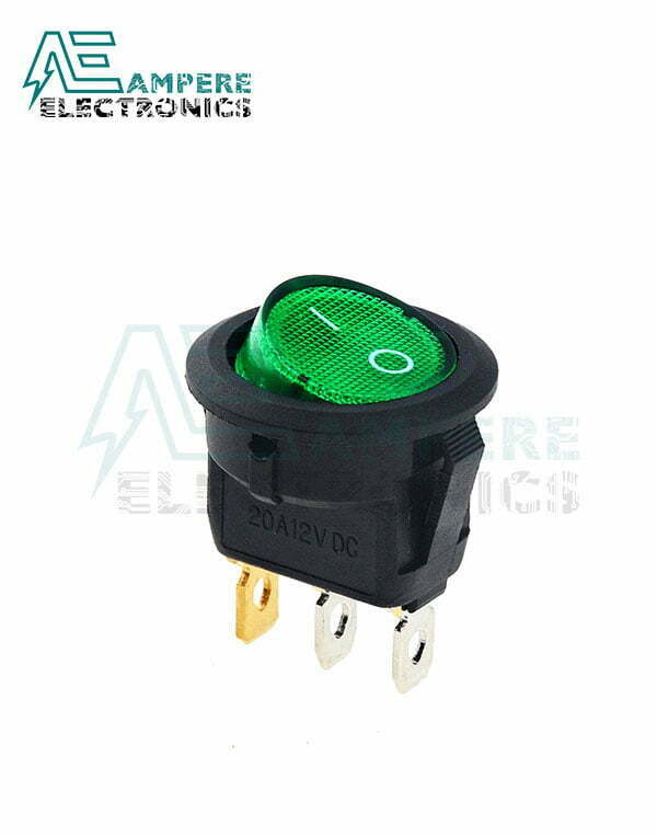 ROUND Rocker Switch ON-OFF With Lamp (6A,250VAC)