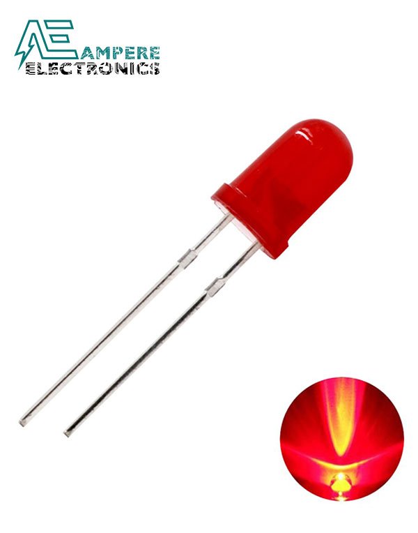 LED 3mm Red color Long pin