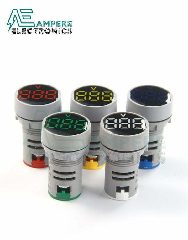 Round Voltage Indicator 20:500Vac - 22mm
