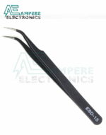 Stainless Steel Anti-Static Tweezers Angled