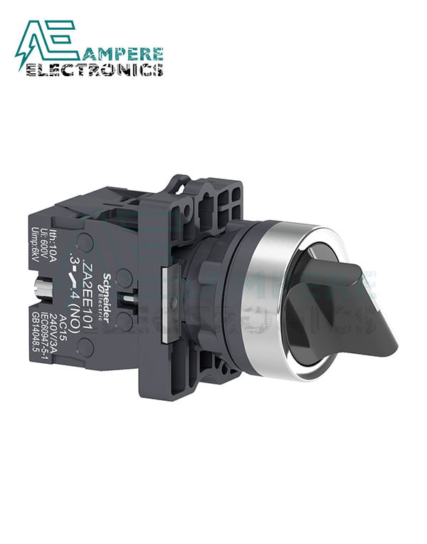 XA2ED33 – Selector switch – ?22 – standard handle – 3 positions – 2NO, Schneider Electric