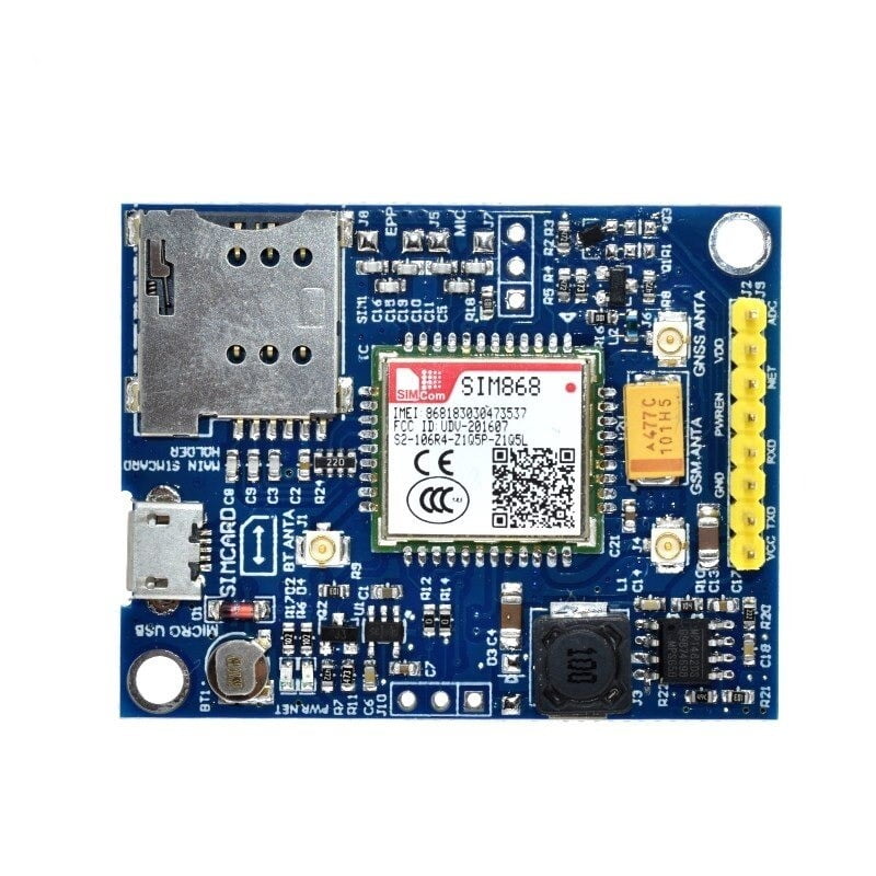 SIM868 Module (GSM,GPRS,GPS)