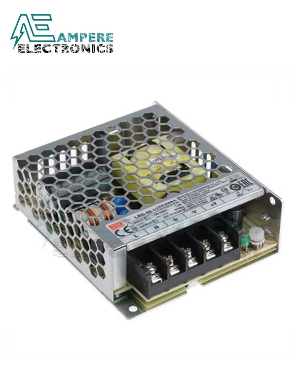 LRS-50-12 MEAN WELL Power Supply 12Vdc, 4.2A, 50W