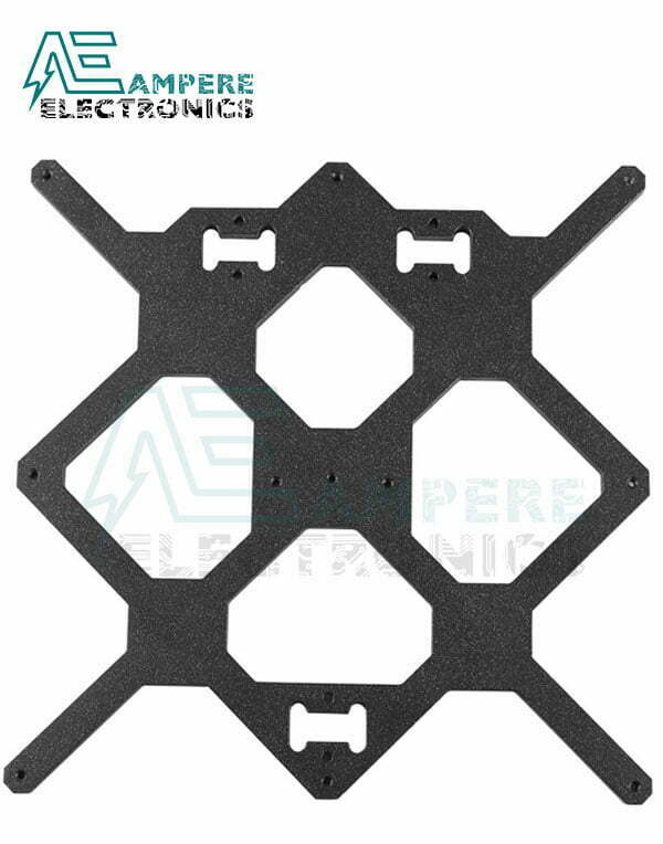 PRUSA Y-carriage Plate For 214x214mm Heated Bed Plate | Black Steel