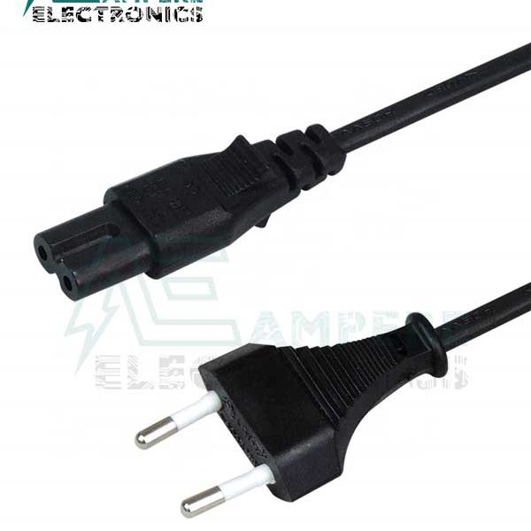 AC Power Cord with IEC-C7 Connector