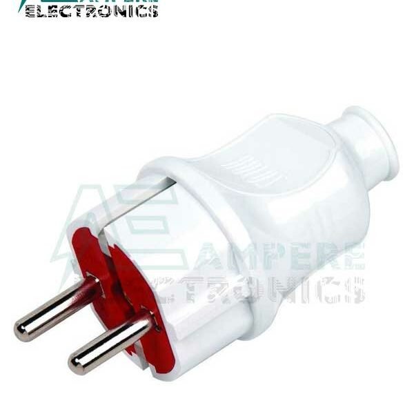 2pin Male Electrical Plug Connector 16A - 220V