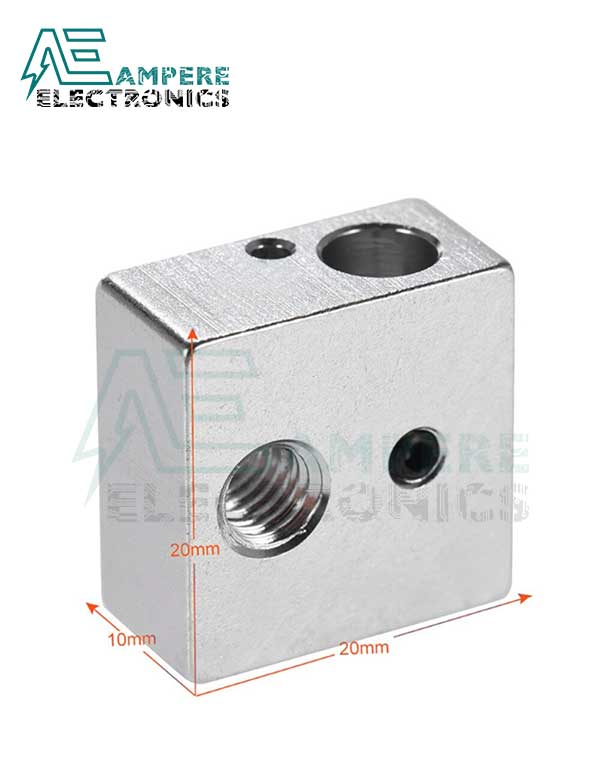 MK7/MK8 Aluminum Heater Block 20x20x10mm