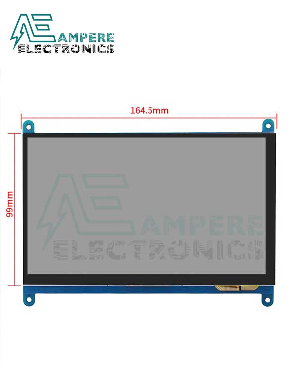 7 Inch LCD Capacitive Touch Screen HDMI For Raspberry Pi 1024*600