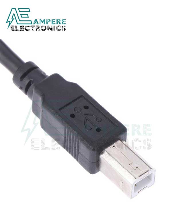 USB Type B Panel Mount Extension Cable – 200cm