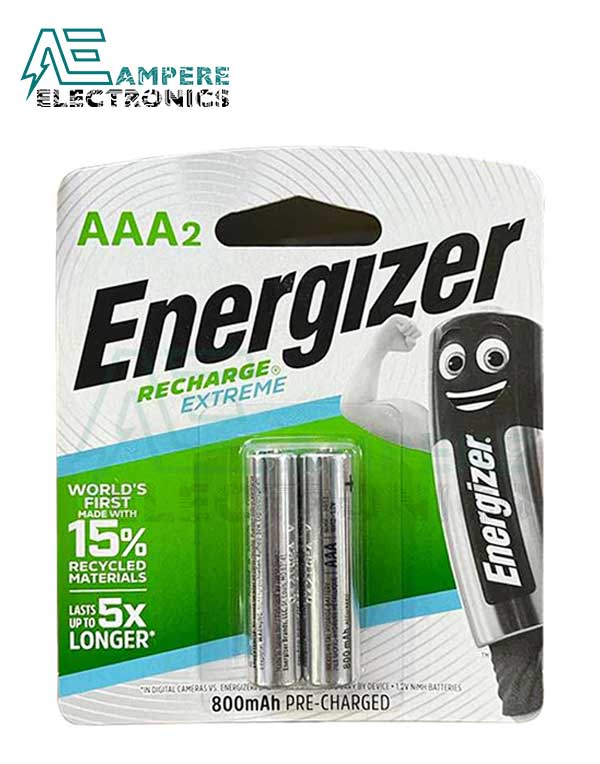 Energizer Rechargeable AAA Battery 800mAh