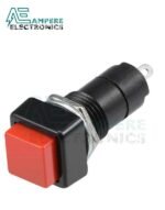Push Button Square Red N.O - 12mm