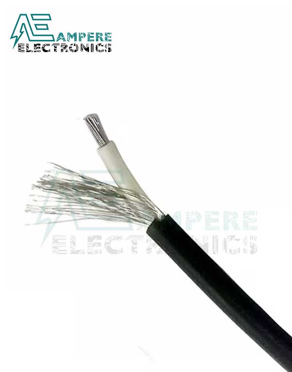 Single Core Shielded Cable, 0.25mm, 24AWG, 1 Meter