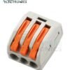 Spring Lever Connector 3-Way