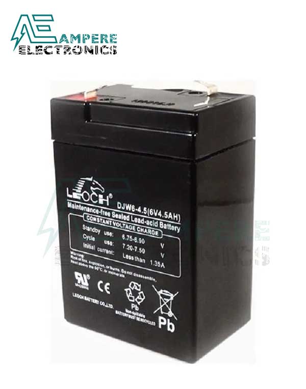 Leoch DJW6-1.2 Sealed Lead Acid - AGM - VRLA Battery