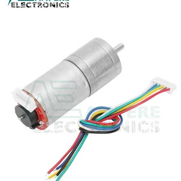 25GA370 DC Gear Motor With Encoder 250RPM 12Vdc – Ampere Electronics