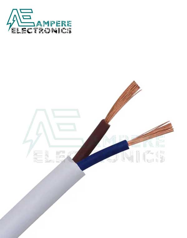 Flexible Insulated 2 Core Copper Cable 1mm2