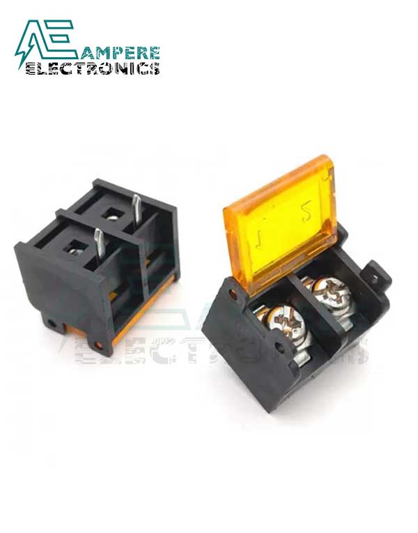 2Pin Barrier Terminal Block With Cover