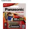 Panasonic Alkaline AA Battery 1.5V - Pack Of 2