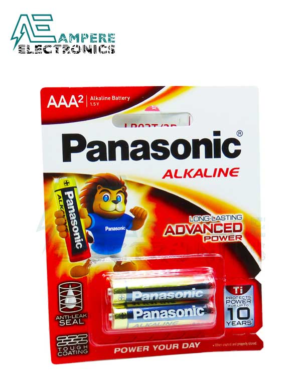 Panasonic Alkaline AAA Battery 1.5V - Pack Of 2