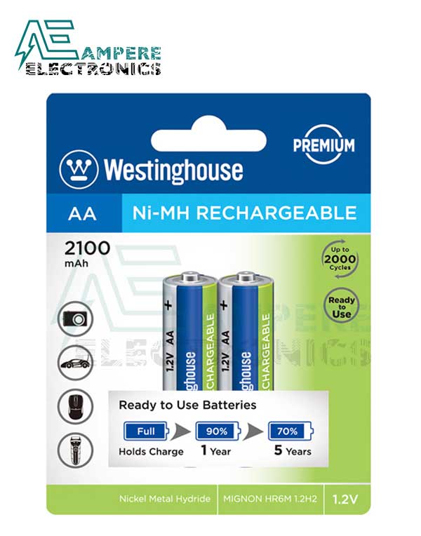 Westinghouse Rechargeable AA Battery 2100mAh