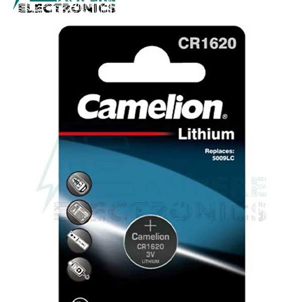 Camelion Coin Battery CR1620, 3Vdc