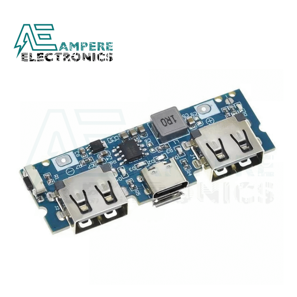 Dual USB Fast Charging Power Bank Module 5Vdc 2.4A