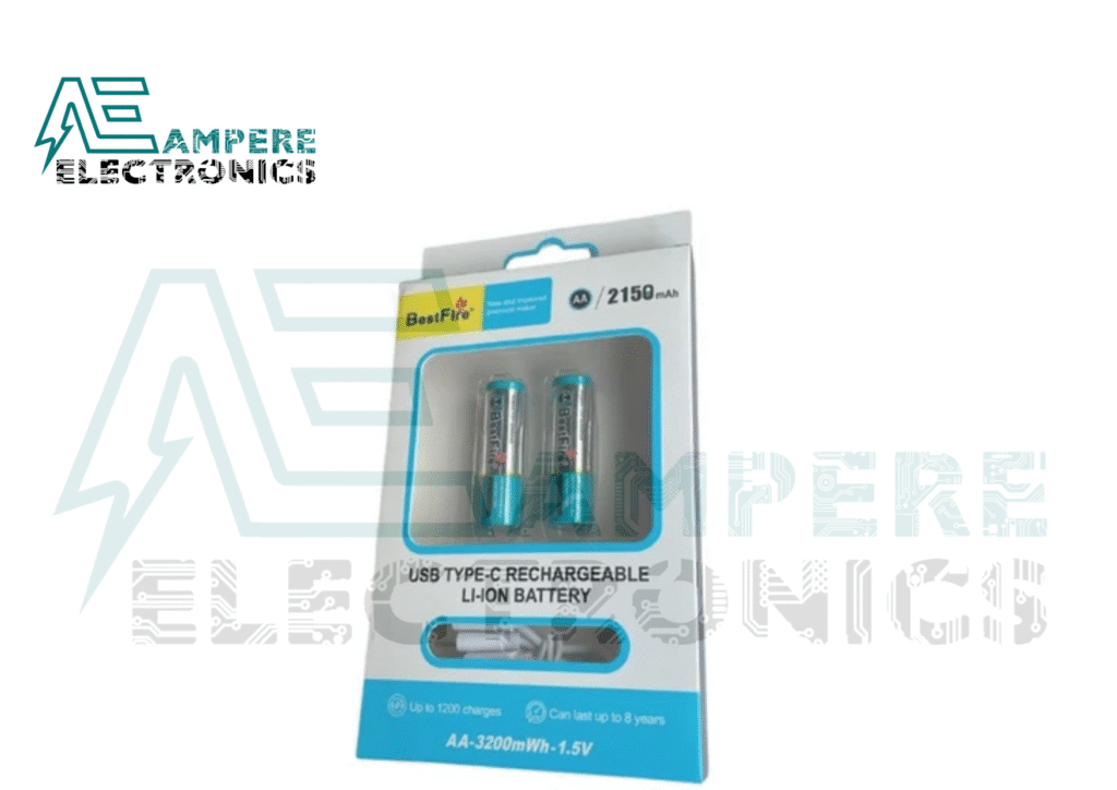 BESTFIRE Rechargeable Battery AA Type-C 2150mAh 2/PACK