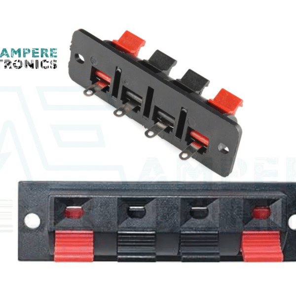 Spring Loaded Speaker Terminal – 4 Way