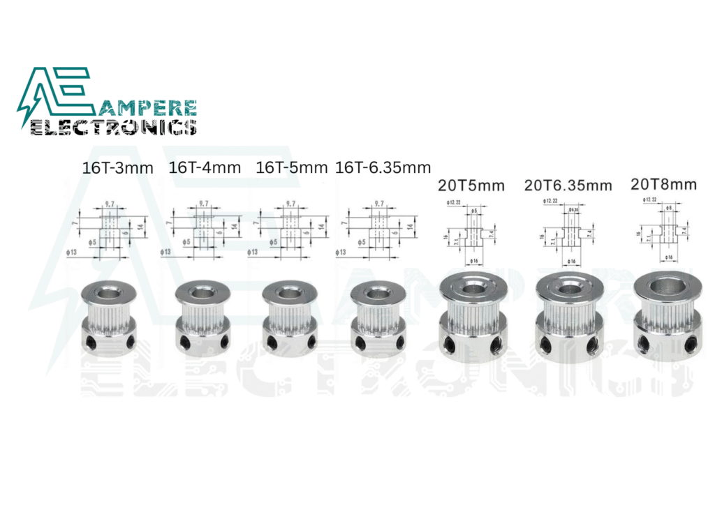 16Teeth GT2 Timing Belt Pulley