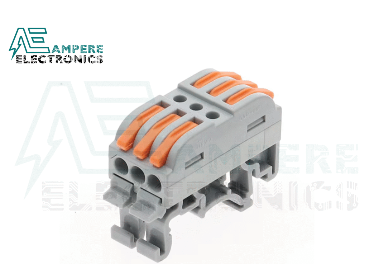 WAGO PCT-223G-3P 3 in 3 out Din Rail Omega Bar