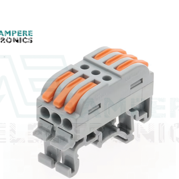 WAGO PCT-223G-3P 3 in 3 out Din Rail Omega Bar