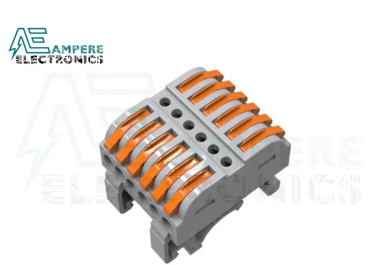 WAGO PCT-223G-6P 6 in 6 out Din Rail Omega Bar
