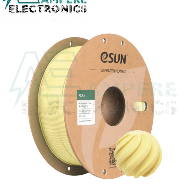 eSUN PLA+ filament,1.75mm,Almond Yellow,1kg/roll