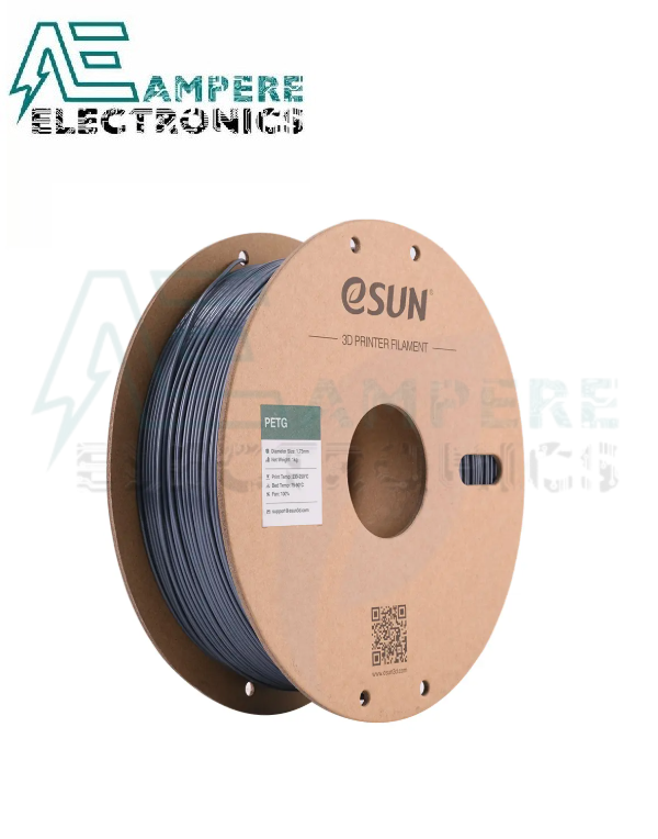 eSUN Grey PETG 3D Filament, 1.75mm, 1kg/Roll
