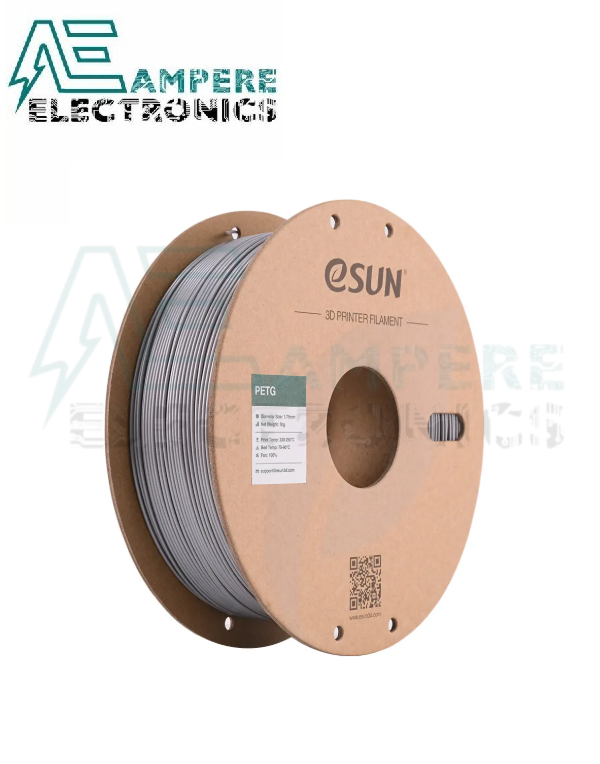 eSUN SILVER PETG 3D Filament, 1.75mm, 1kg/Roll