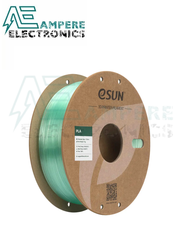 eSUN PLA-Clear filament ,1.75mm,Translucent Aqua ,1kg/roll