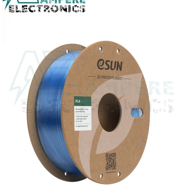 eSUN PLA-Clear filament ,1.75mm,Translucent Blue ,1kg/roll